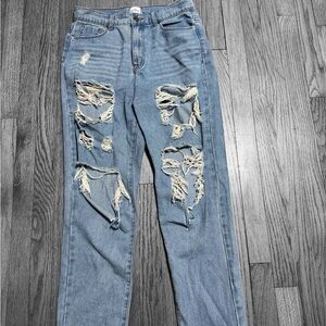 Princess Polly Distressed Jeans Sz 10